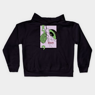 avocados and lightning Kids Hoodie